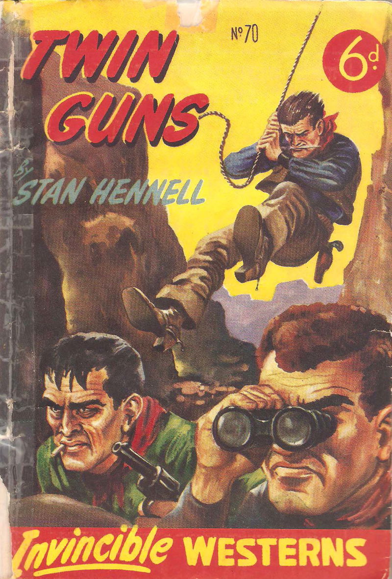Invincible Westerns (Invincible, 1948 series) #70 — Twin Guns ([September 1950?])