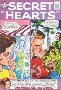 Secret Hearts (DC, 1949 series)  #102 (March 1965) — No Price Tag on Love!