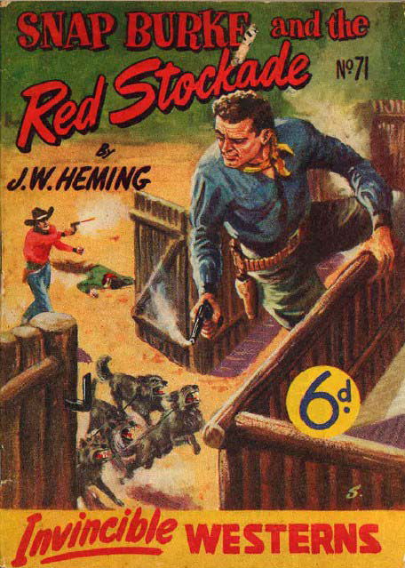 Invincible Westerns (Invincible, 1948 series) #71 — Snap Burke and the Red Stockade ([September 1950?])