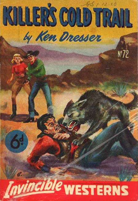 Invincible Westerns (Invincible, 1948 series) #72 — Killer's Cold Trail ([September 1950?])