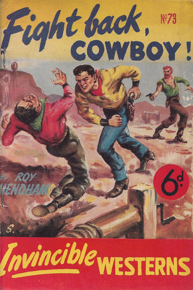 Invincible Westerns (Invincible, 1948 series) #73 — Fight Back, Cowboy! ([October 1950?])
