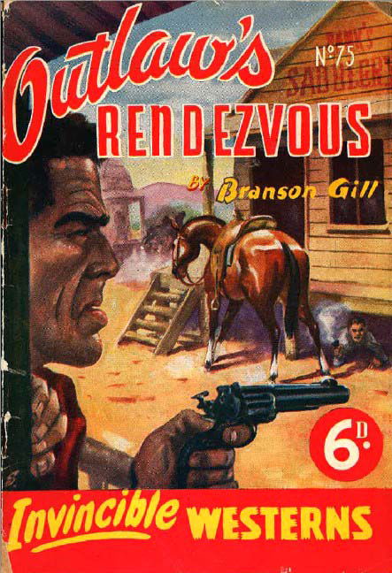 Invincible Westerns (Invincible, 1948 series) #75 — Outlaw's Rendezvous ([October 1950?])