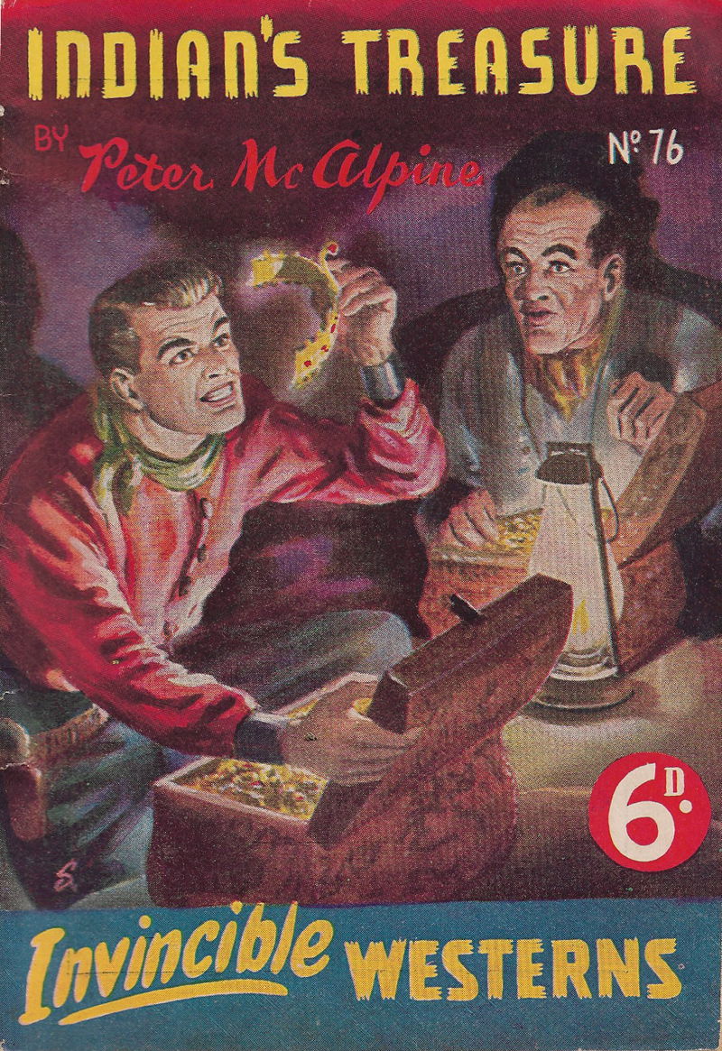 Invincible Westerns (Invincible, 1948 series) #76 — Indian's Treasure ([October 1950?])