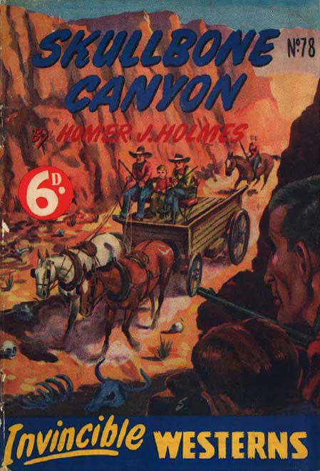 Invincible Westerns (Invincible, 1948 series) #78 — Skullbone Canyon ([November 1950?])