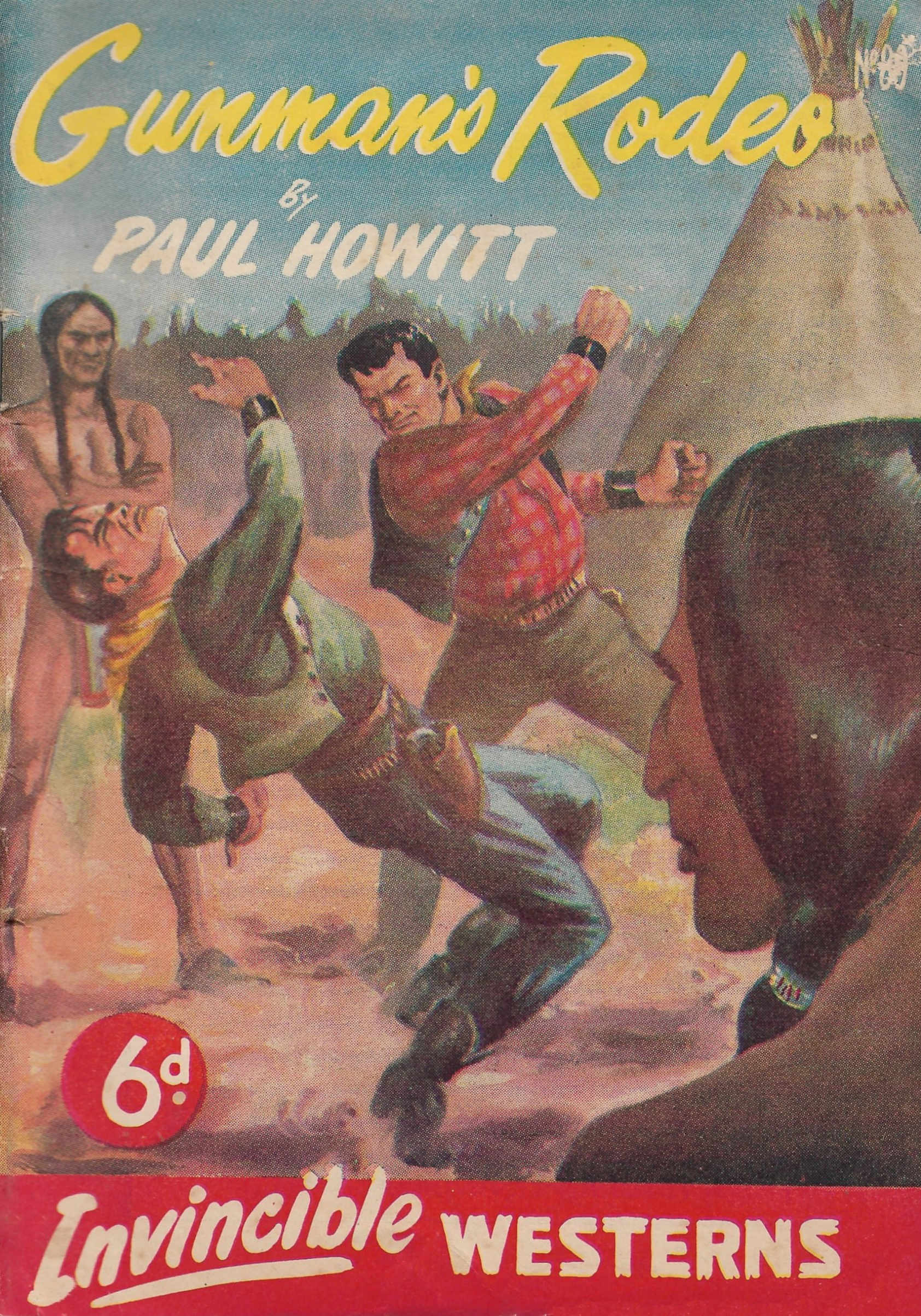 Invincible Westerns (Invincible, 1948 series) #80 — Gunman’s Rodeo ([November 1950?])