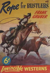 Invincible Westerns (Invincible, 1948 series) #88 — Rope for Rustlers [January 1951?]