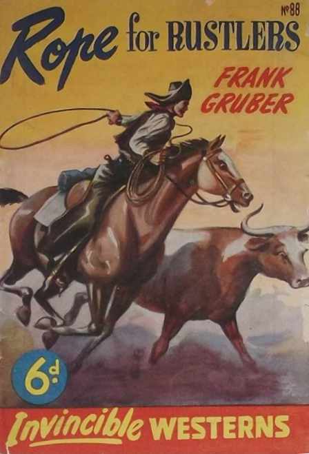Invincible Westerns (Invincible, 1948 series) #88 — Rope for Rustlers ([January 1951?])
