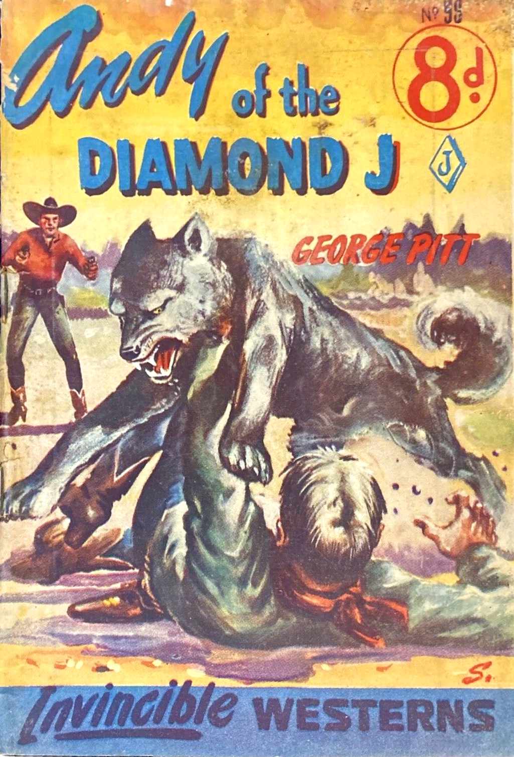 Invincible Westerns (Invincible, 1948 series) #99 — Andy of the Diamond J ([April 1951?])