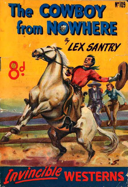 Invincible Westerns (Invincible, 1948 series) #109 — The Cowboy from Nowhere ([July 1951?])