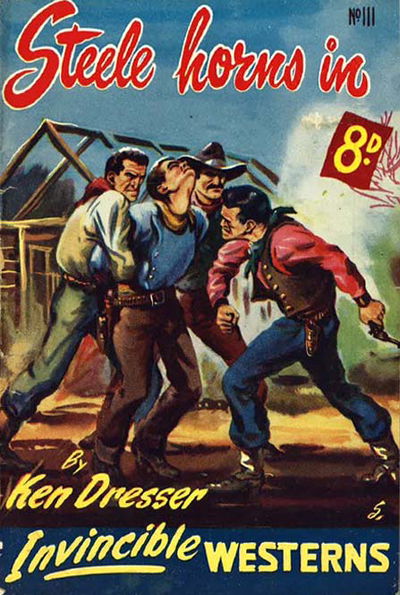 Invincible Westerns (Invincible, 1948 series) #111 — Steel Horns In [July 1951?]