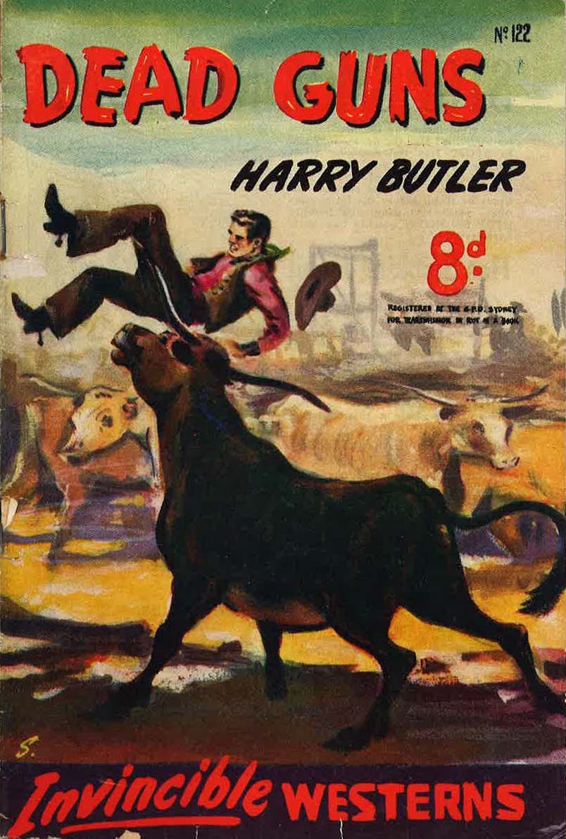 Invincible Westerns (Invincible, 1948 series) #122 — Dead Guns ([October 1951?])