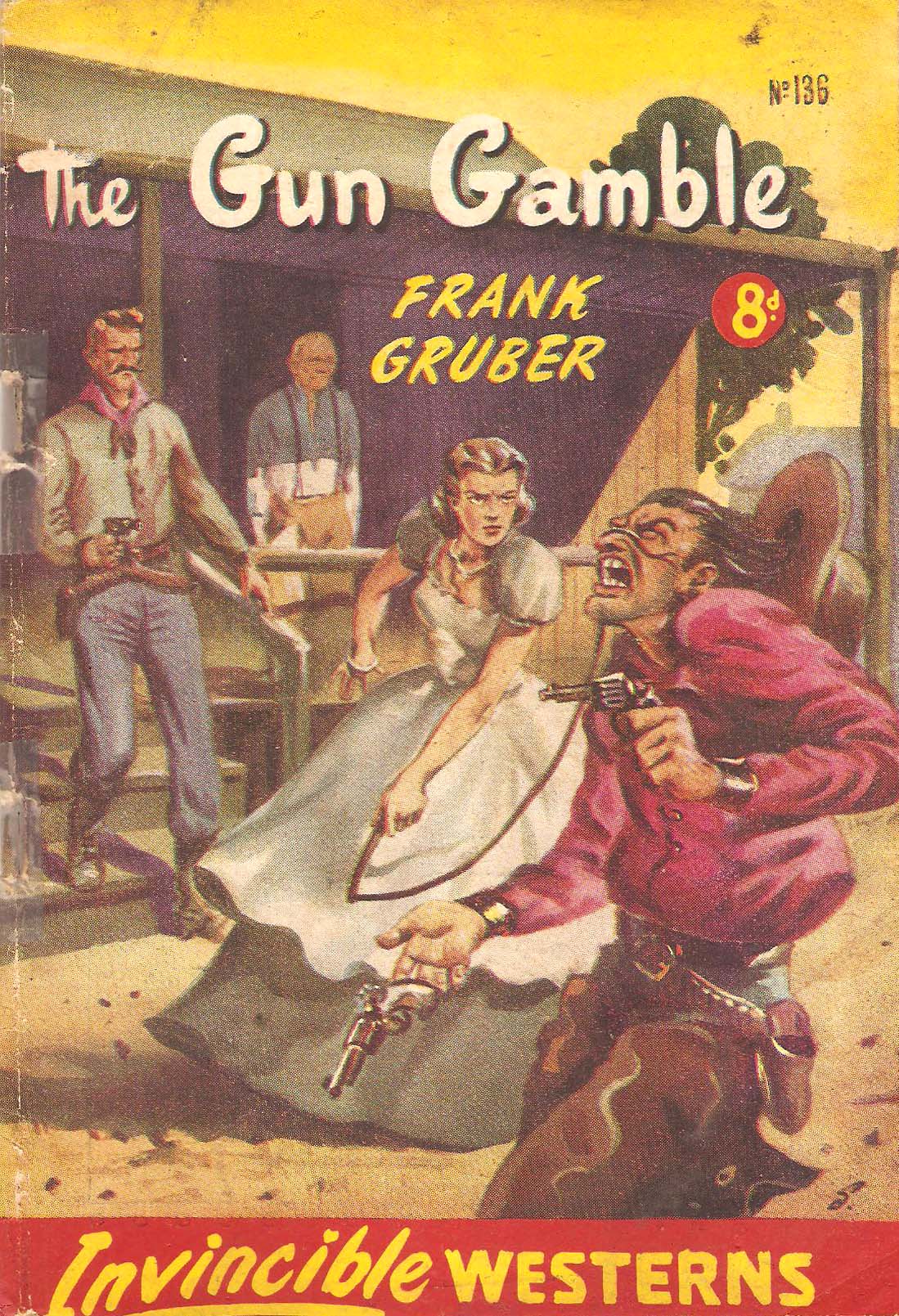 Invincible Westerns (Invincible, 1948 series) #136 — The Gun Gamble ([January 1952])