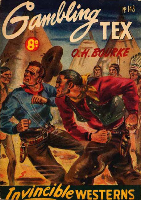 Invincible Westerns (Invincible, 1948 series) #148 — Gambling Tex ([April 1952?])