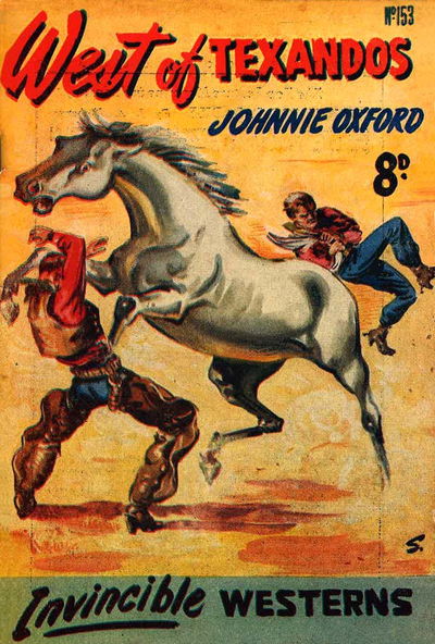 Invincible Westerns (Invincible, 1948 series) #153 — West of Texandos [June 1952?]