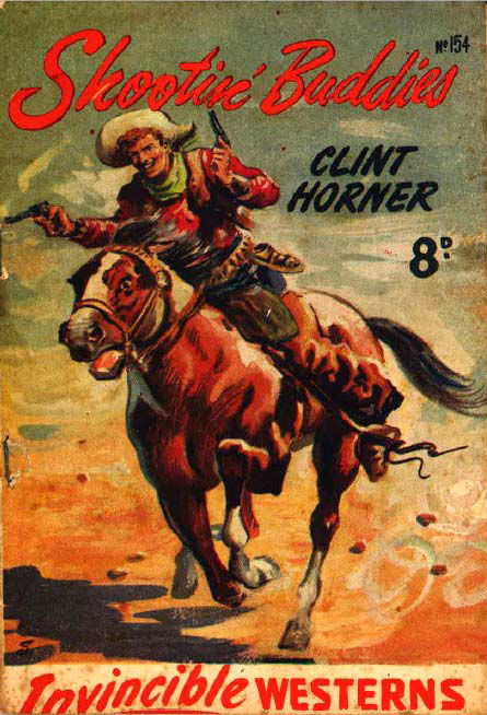 Invincible Westerns (Invincible, 1948 series) #154 — Shootin' Buddies ([June 1952?])