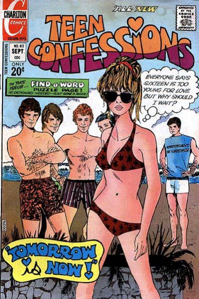 Teen Confessions (Charlton, 1959 series) #82 (September 1973)