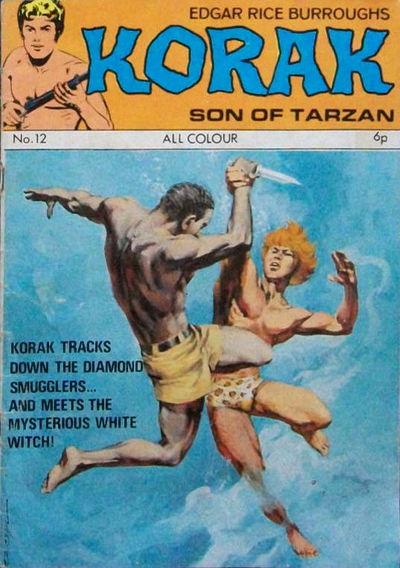 Edgar Rice Burroughs Korak Son of Tarzan (Top Sellers, 1971 series) #12 ([July 1972?])