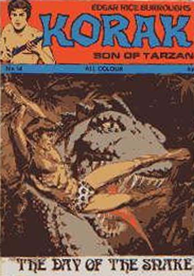 Edgar Rice Burroughs Korak Son of Tarzan (Top Sellers, 1971 series) #14 ([1972?])