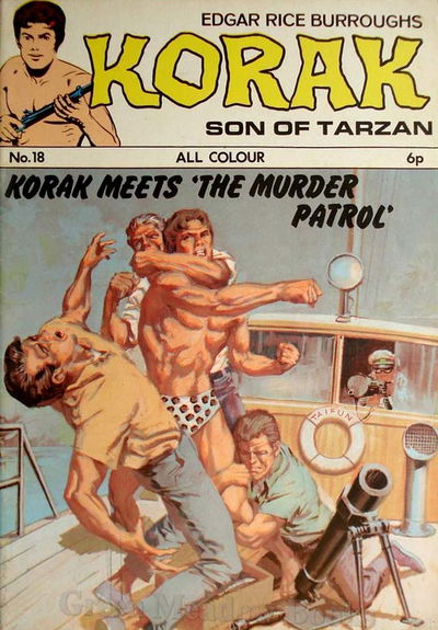 Edgar Rice Burroughs Korak Son of Tarzan (Top Sellers, 1971 series) #18 ([1973?])