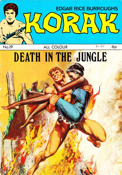 Edgar Rice Burroughs Korak Son of Tarzan (Top Sellers, 1971 series) #19 ([1973?])