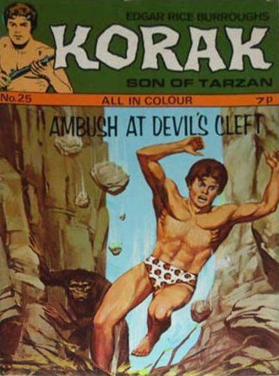 Edgar Rice Burroughs Korak Son of Tarzan (Top Sellers, 1971 series) #25 ([1973?])