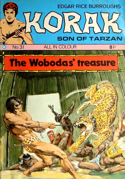 Edgar Rice Burroughs Korak Son of Tarzan (Top Sellers, 1971 series) #31 ([1974?])