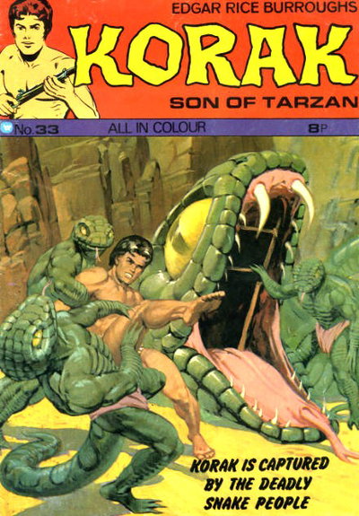 Edgar Rice Burroughs Korak Son of Tarzan  #33 ([1974?])