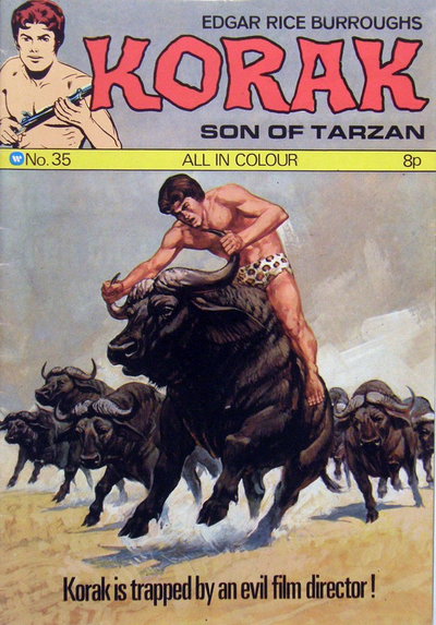 Edgar Rice Burroughs Korak Son of Tarzan  #35 ([1974?])