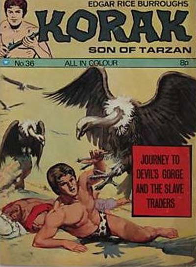Edgar Rice Burroughs Korak Son of Tarzan  #36 ([1974?])