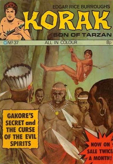 Edgar Rice Burroughs Korak Son of Tarzan  #37 ([1974?])