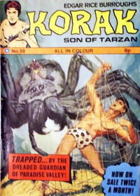 Edgar Rice Burroughs Korak Son of Tarzan (Top Sellers, 1971 series) #38