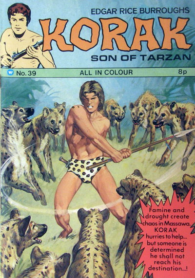 Edgar Rice Burroughs Korak Son of Tarzan  #39 ([1974?])