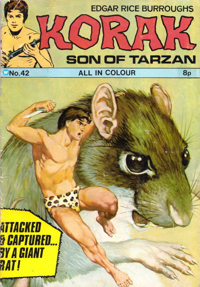 Edgar Rice Burroughs Korak Son of Tarzan  #42 ([1975?])