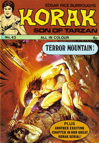 Edgar Rice Burroughs Korak Son of Tarzan (Top Sellers, 1971 series)  #43 ([1975?])