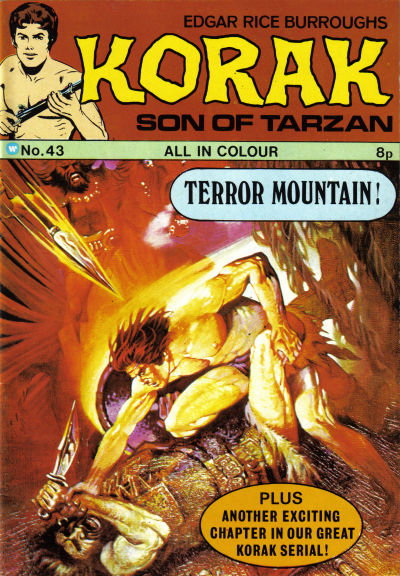 Edgar Rice Burroughs Korak Son of Tarzan  #43 ([1975?])