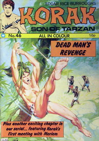 Edgar Rice Burroughs Korak Son of Tarzan  #46 ([1975?])
