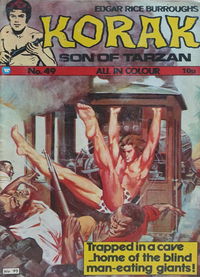 Edgar Rice Burroughs Korak Son of Tarzan (Top Sellers, 1971 series) #49