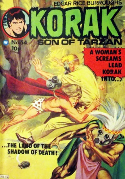 Edgar Rice Burroughs Korak Son of Tarzan  #54 ([1976?])