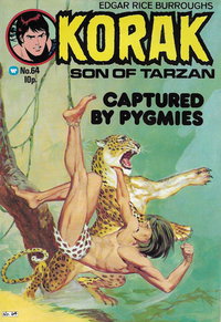 Edgar Rice Burroughs Korak Son of Tarzan (Top Sellers, 1971 series)  #64 ([1976?])