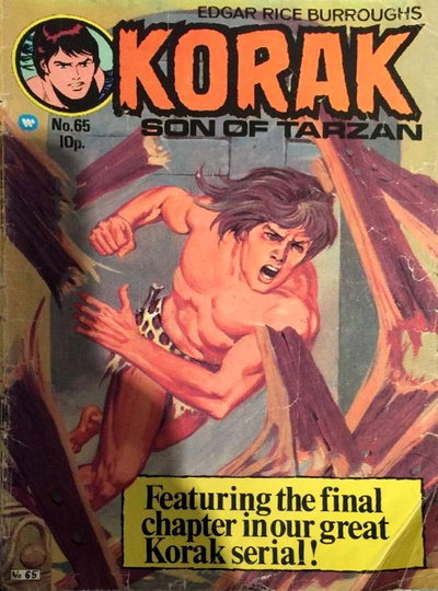 Edgar Rice Burroughs Korak Son of Tarzan  #65 ([1976?])