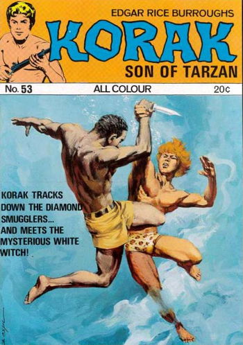 Edgar Rice Burroughs Korak Son of Tarzan (Top Sellers, 1973? series) #53 ([September 1973?])
