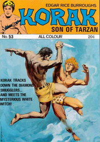 Edgar Rice Burroughs Korak Son of Tarzan (Top Sellers, 1973 series)  #53 ([September 1973?])