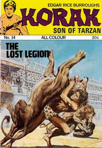 Edgar Rice Burroughs Korak Son of Tarzan  #54 ([1973?])