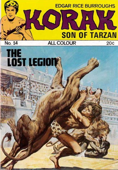 Edgar Rice Burroughs Korak Son of Tarzan  #54 ([1973?])