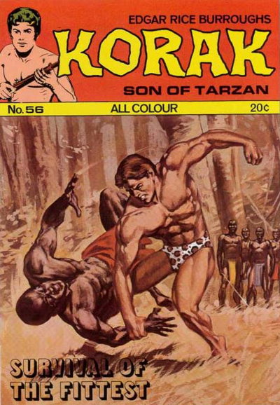 Edgar Rice Burroughs Korak Son of Tarzan  #56 ([1973?])
