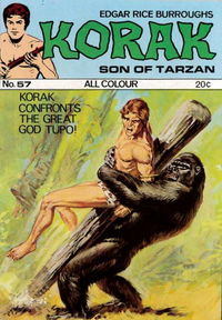 Edgar Rice Burroughs Korak Son of Tarzan (Top Sellers, 1973? series) #57 [1973?]