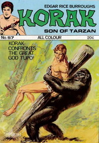 Edgar Rice Burroughs Korak Son of Tarzan  #57 ([1973?])