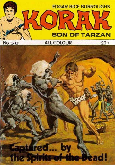 Edgar Rice Burroughs Korak Son of Tarzan (Top Sellers, 1973? series) #58 ([1973?])