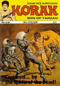 Edgar Rice Burroughs Korak Son of Tarzan (Top Sellers, 1973 series)  #58 ([1973?])
