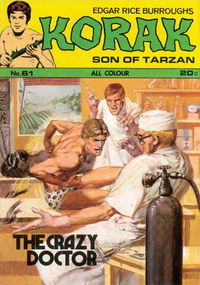 Edgar Rice Burroughs Korak Son of Tarzan (Top Sellers, 1973? series) #61 [January 1974?]